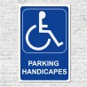 Parking réservé aux handicapés