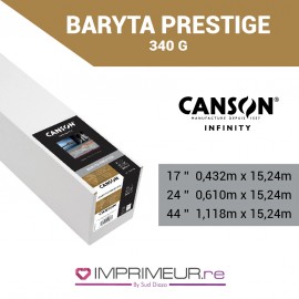 CANSON® INFINITY BARYTA PRESTIGE 340 g/m² - brillant