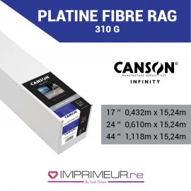CANSON® INFINITY PLATINE FIBRE RAG 310 g/m² - satiné